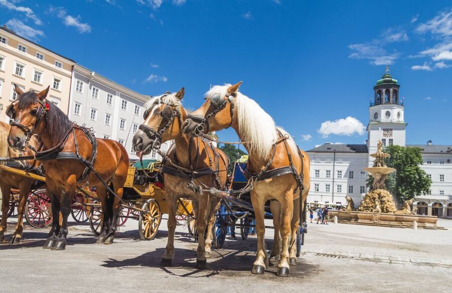 3D Salzburg: Unique VR-Tour - Markart Square and the old wood market