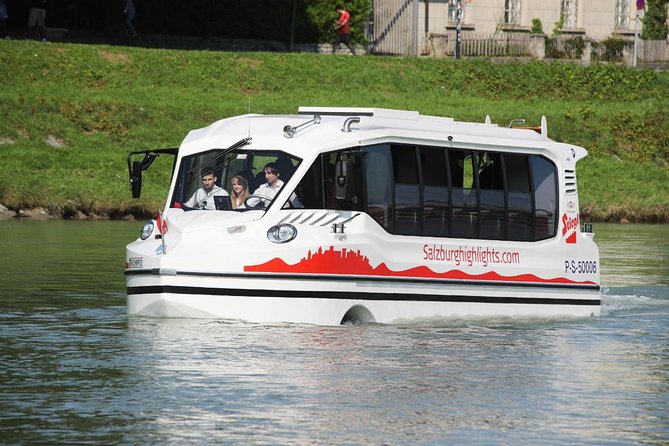 Amphibious Splash Tour on the water & on the land in Salzburg - Returning through Mülln and the Augustiner Bräustübl area