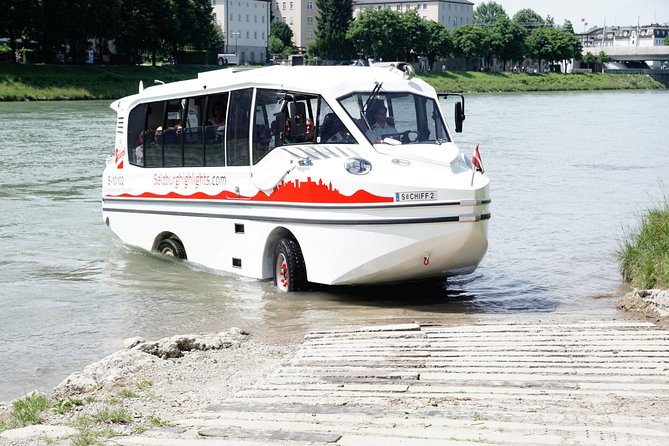 Amphibious Splash Tour on the water & on the land in Salzburg - Mirabell Garden, Mozart’s residence, and the old city views