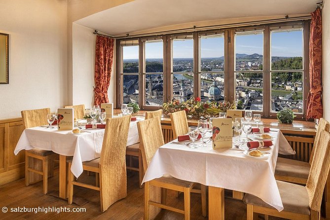 Best of Mozart Concert and Dinner or VIP Dinner at Fortress Hohensalzburg - Classic, VIP, or Golden VIP?