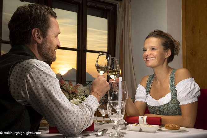 Best of Mozart Concert and GOLDEN VIP Dinner at Fortress Hohensalzburg - Taking the funicular to Hohensalzburg Fortress