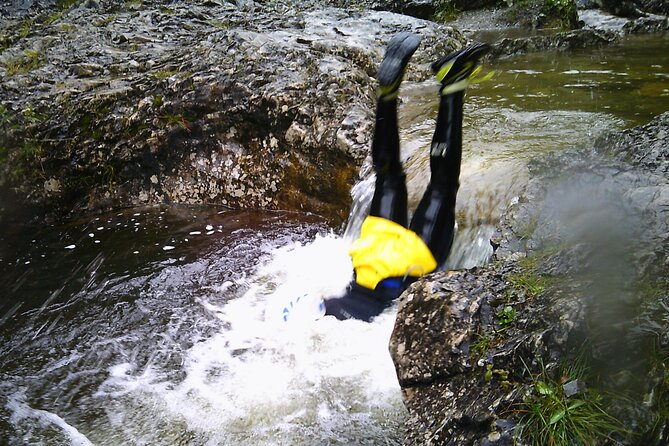Canyoning adventures in the Lech Valley from Hägerau - The approach to the gorge and safety briefing