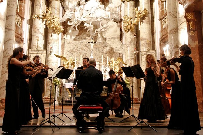 Classical concert Vivaldi 4 seasons in Karlskirche Vienna - Choosing between the seating sections