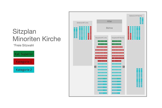 Classical Concerts in the Minorite Church - Tickets Vienna - Why the Minoritenkirche makes a strong concert hall