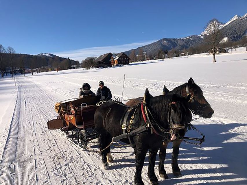 From Salzburg: 8-hour Horse-Drawn Tour w/ 2-hour Sleigh Ride - Lunch and free time in Ramsau