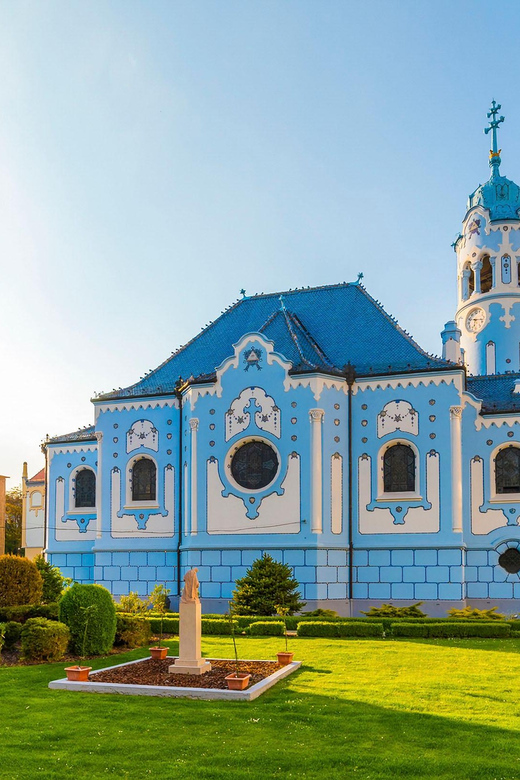 From Vienna: Bratislava City Highlights Trip - The Blue Church’s unusual color and detail