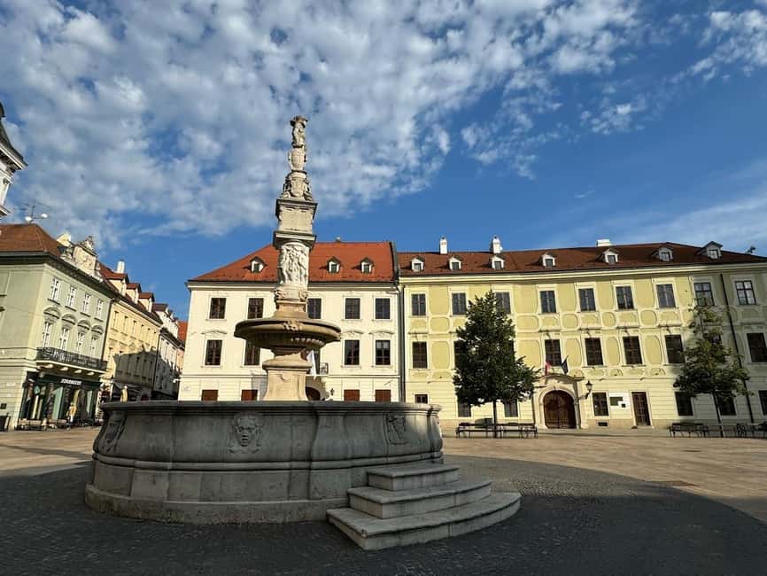 From Vienna: Bratislava City Tour with Food Options - Coffee and cake, or a proper Slovak meal
