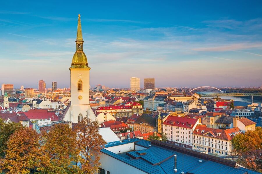 From Vienna: Bratislava Half-Day Trip - Crossing into Slovakia through the countryside