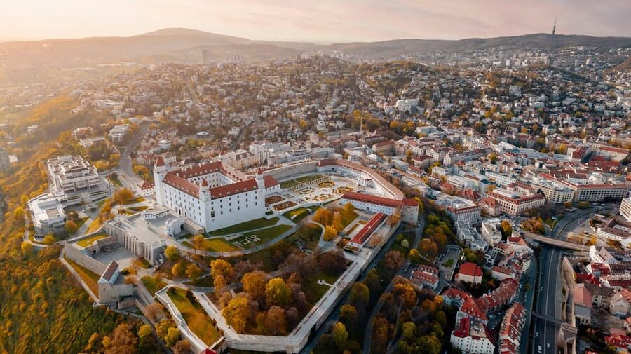 From Vienna: Bratislava with Local Guide, Castle & UFO Views - Old-town streets, squares, and time to look around