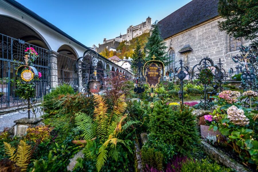 From Vienna: Sound of Movies Musical Tour to Salzburg - Mirabell Gardens and the Pegasus Fountain