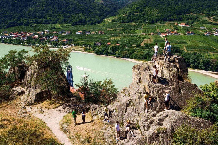 Grape Grazing: Wachau Valley Winery Biking Tour - Dürnstein brings wine, medieval streets, and castle views