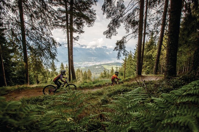Guided downhill biking at Bikepark Innsbruck - Riding from Muttereralm Bergbahnen near Innsbruck