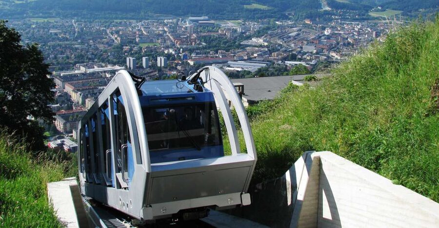 Hungerburg: Roundtrip Funicular Tickets from Innsbruck - The eight-minute climb from city to mountain
