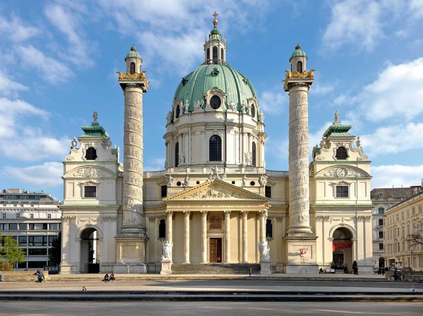 Karlskirche Entry Ticket with Panoramic Terrace Access - Entering the monumental Baroque interior