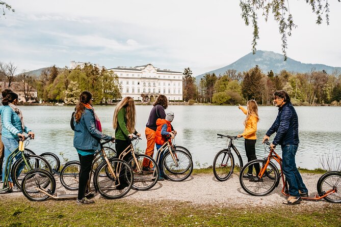 Kickbike Tour - discovering the city in a fun and active way - Mirabell Palace and gardens: a graceful first stop