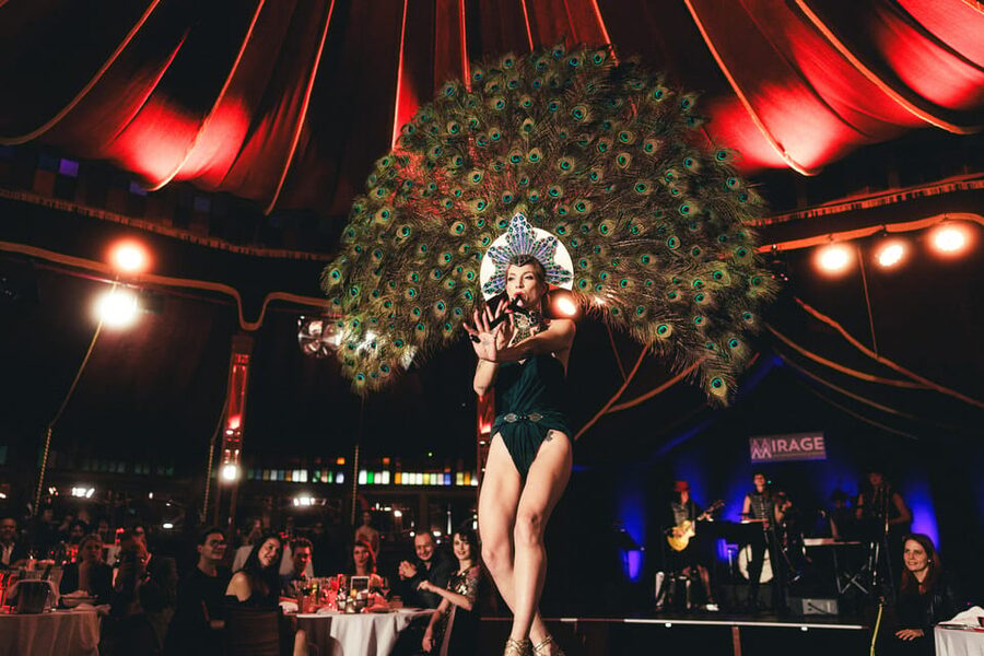 Mirage Vienna: Burlesque Spectacular – Dinner Show - Arriving at Mirage in the Vienna Prater