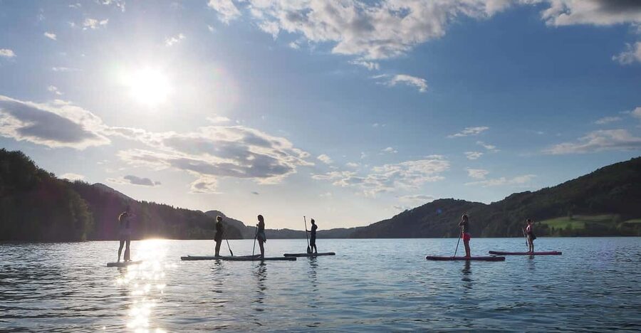 Mondsee: Stand-Up Paddle Board Rental and Instruction - What happens before you reach the water