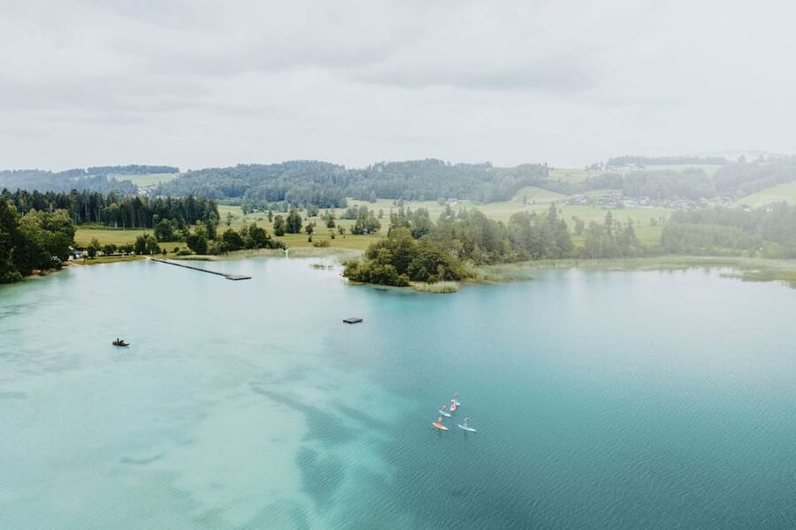 Mondsee: Stand-Up Paddle Board Rental and Instruction - One hour on Mondsee, at your own pace