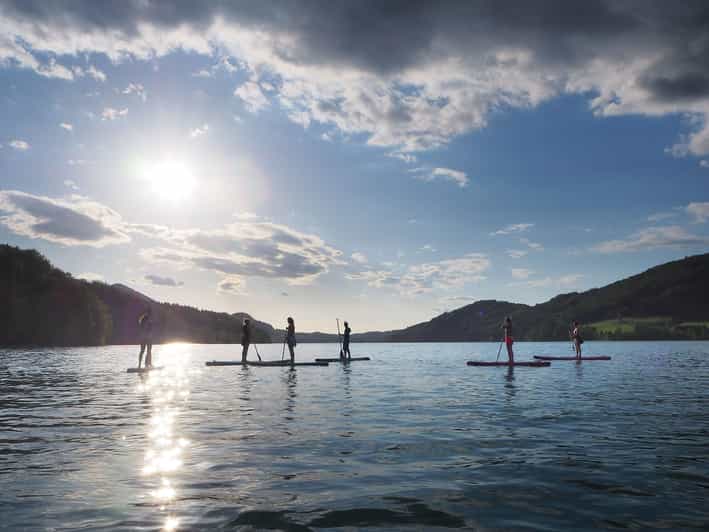 Mondsee: Stand-Up Paddle Board Rental and Instruction - Meeting at the SUP BOX Station in Badeplatz Loibichl
