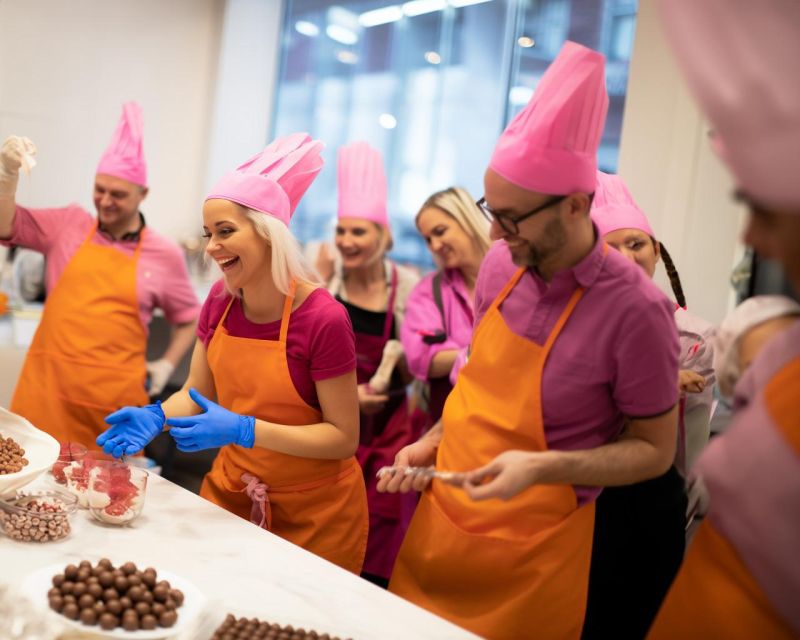 Mozart Kugel Workshop - Arriving at the pink Chocolate Museum Vienna