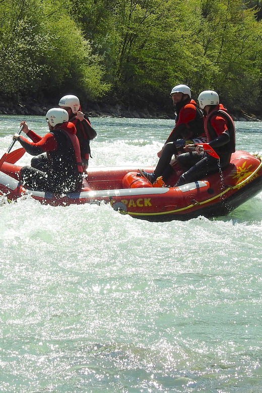 Ötztal: Action Whitewater Rafting at Imster Canyon - The calm beginning of the Inn River