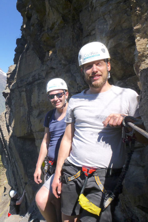 Ötztal: Via Ferrata Climbing at Stuibenfall - Steel rope bridges and the waterfall crossing
