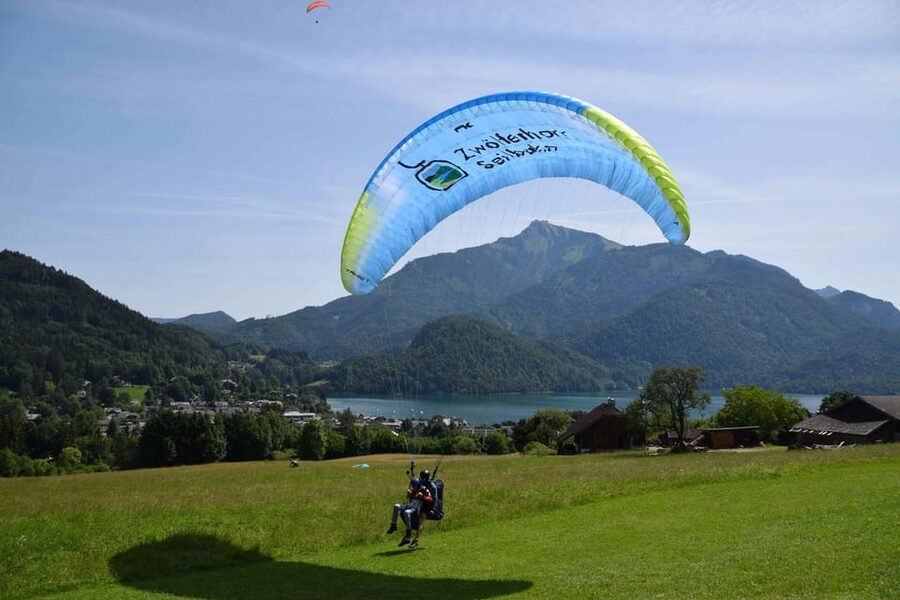 Paragliding Tandemflight in Salzkammergut / Wolfgangsee - What the views are really worth