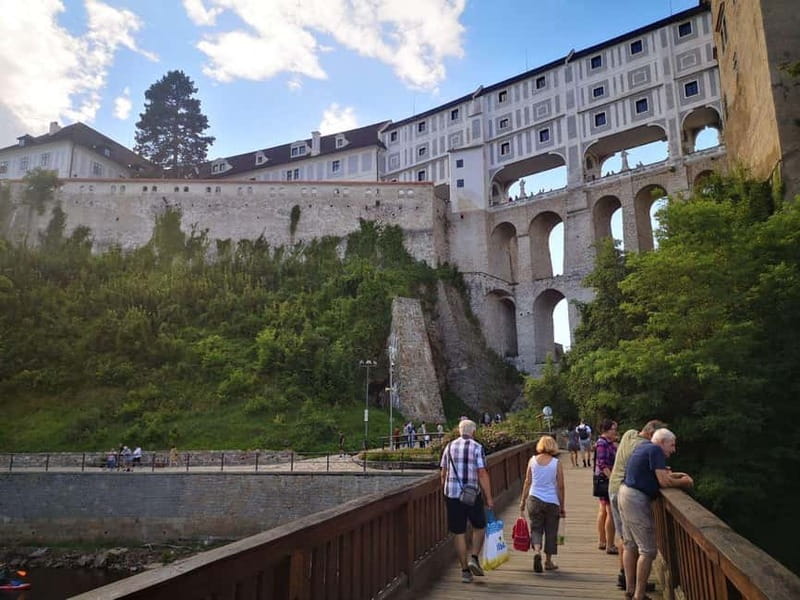 Prague: Transfer to Vienna via fabulous Cesky Krumlov - Krumlov Castle and the Tower Views