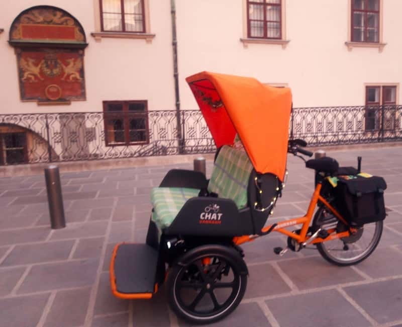 RAXI (Electric Rickshaw) Vienna Tours with two options - Starting opposite Albertina at Café Mozart