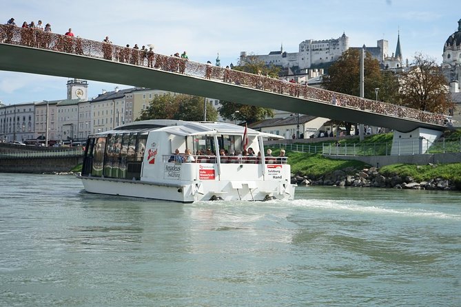 River Cruise to Hellbrunn, Palace & world-famous trick fountains - The Salzach cruise and its changing length