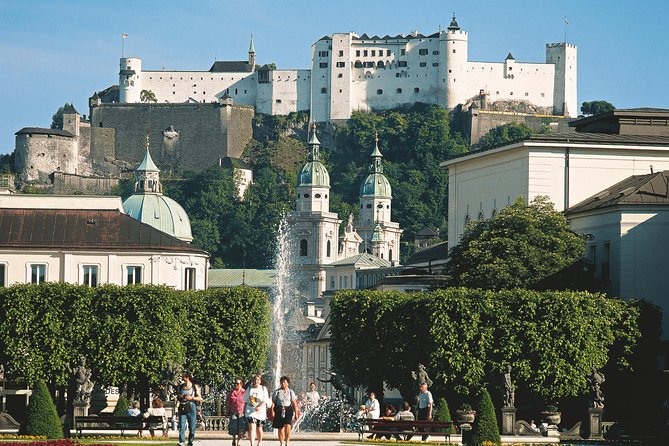 Salzburg and Alpine Lakes Tour from Vienna - Salzburg begins with Mirabell Gardens