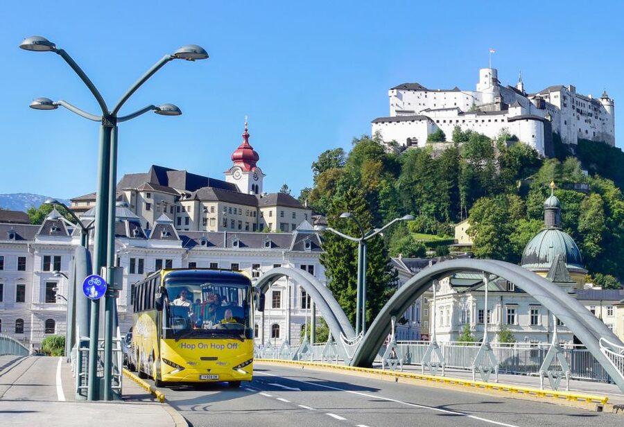 Salzburg: Hop-on Hop-off City Tour - Stops 1 to 4: Mirabell, Hanusch-Platz, and the river