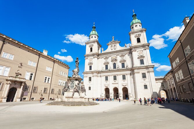 Salzburg Old Town, Fortress, Cathedral Private Walking Tour - Salzburg Cathedral and Mozart’s baptismal font
