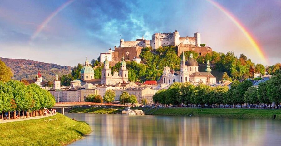 Salzburg: Old Town, Mozart, & Mirabell Gardens Walking Tour - Mirabell Palace and the Do-Re-Mi steps