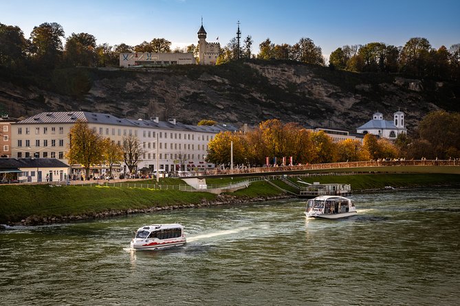 Salzburg Panorama Cruise on the Salzach river - Along the Salzach toward southern Salzburg