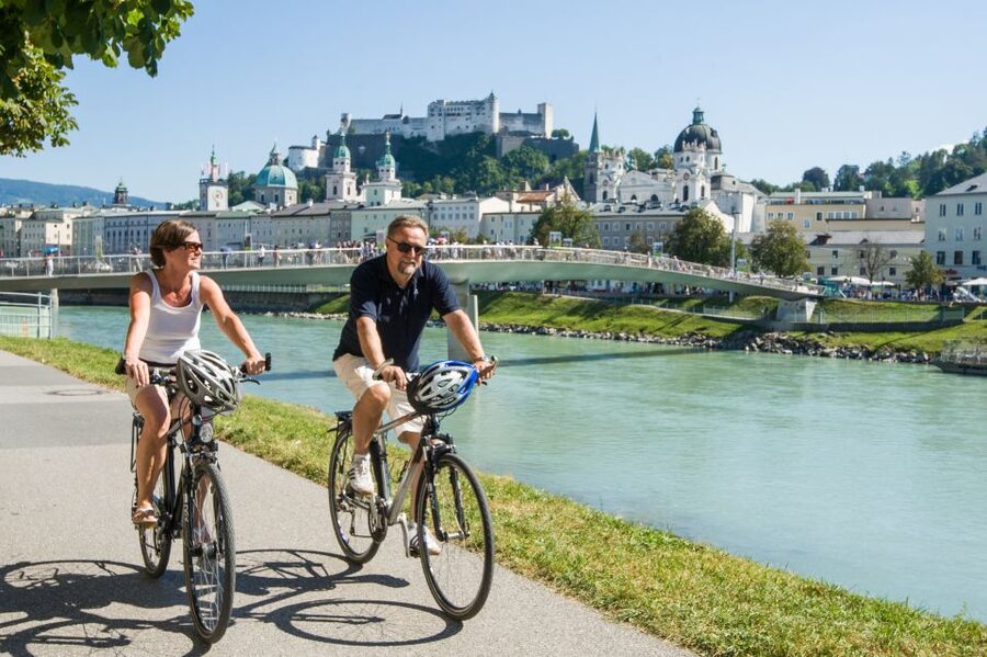 Salzburg: Private City and Surroundings Guided Bike Tour - Beneath Hohensalzburg to Nonnberg Abbey