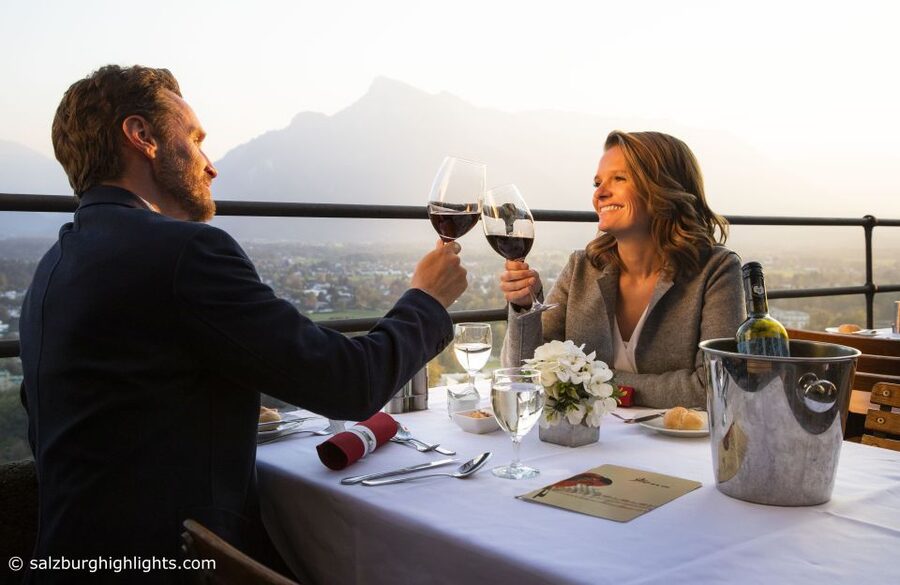 Salzburg: River Cruise, Dinner & Fortress Concert - Dinner above Salzburg’s rooftops