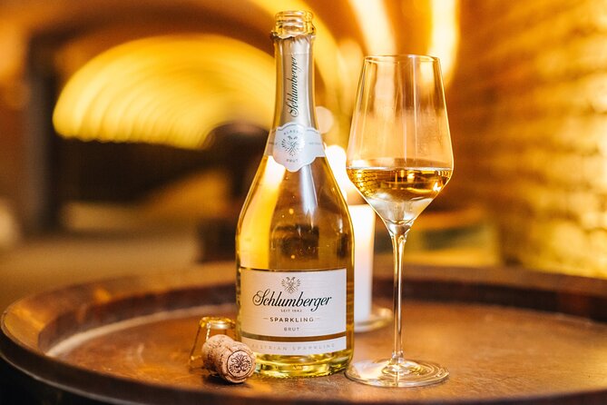 Schlumberger Sparkling Wine Cellar World Entrance Ticket in Vienna - The tasting: one glass or several wines