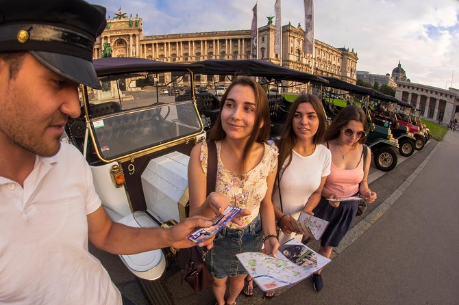 Sightseeing Tour With Oldtimer Cabrio Car (80 min) - The Hofburg, Michaelerplatz, and the Spanish Riding School