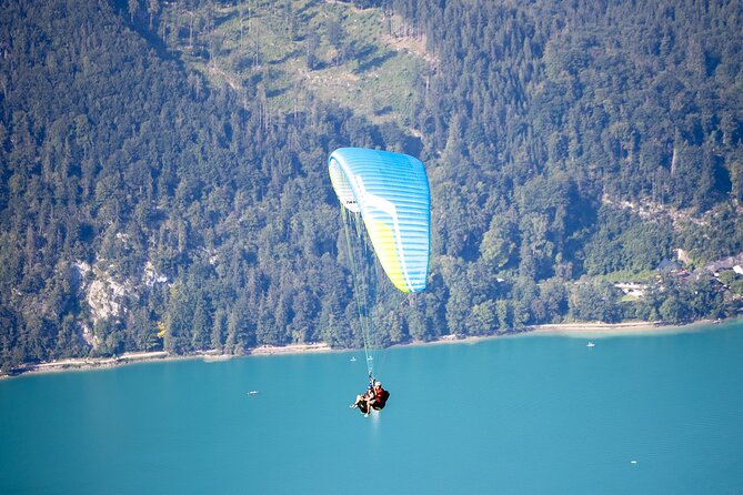 Tandem Paragliding St. Gilgen - Wolfgangsee - Taking off above Wolfgangsee