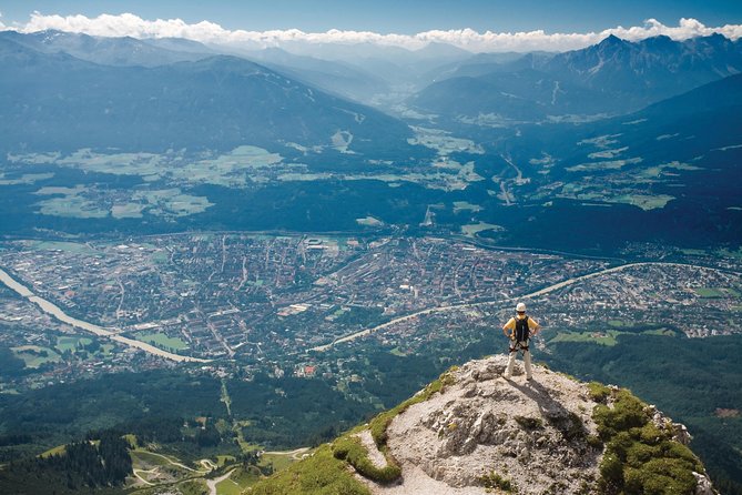 Via Ferrata Innsbruck - Following the northern chain via ferrata