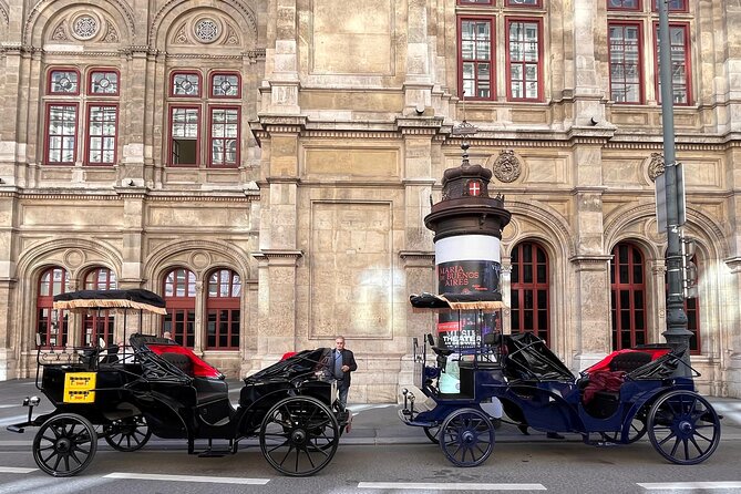 Vienna: 60 min. Royal E-Carriage Sightseeing Tour with Drinks - Opera, Albertina, and the old Moulin Rouge