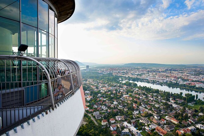 Vienna Danube Tower - Reaching the tower through Danube Park
