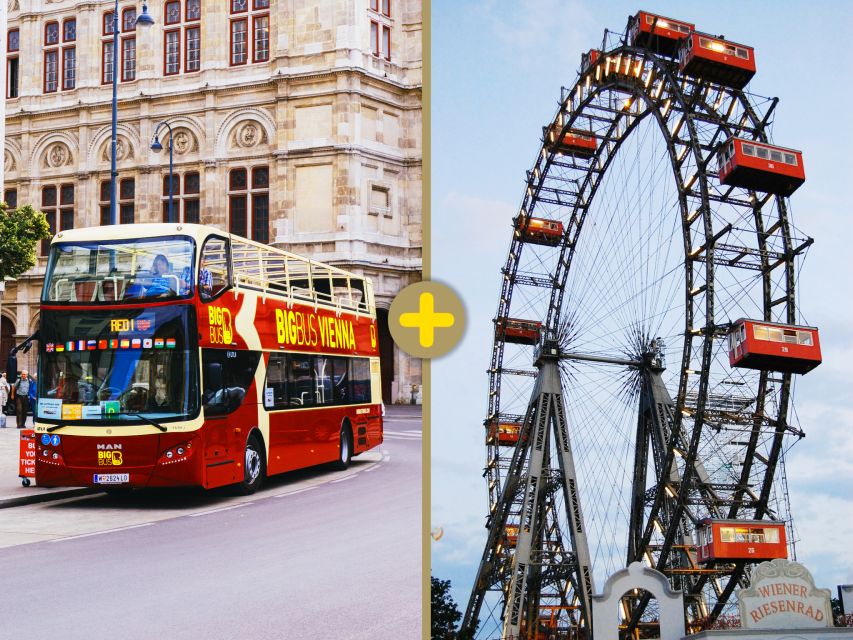 Vienna: Hop-on Hop-off, Ferris Wheel, and River Cruise - Key points to know before booking