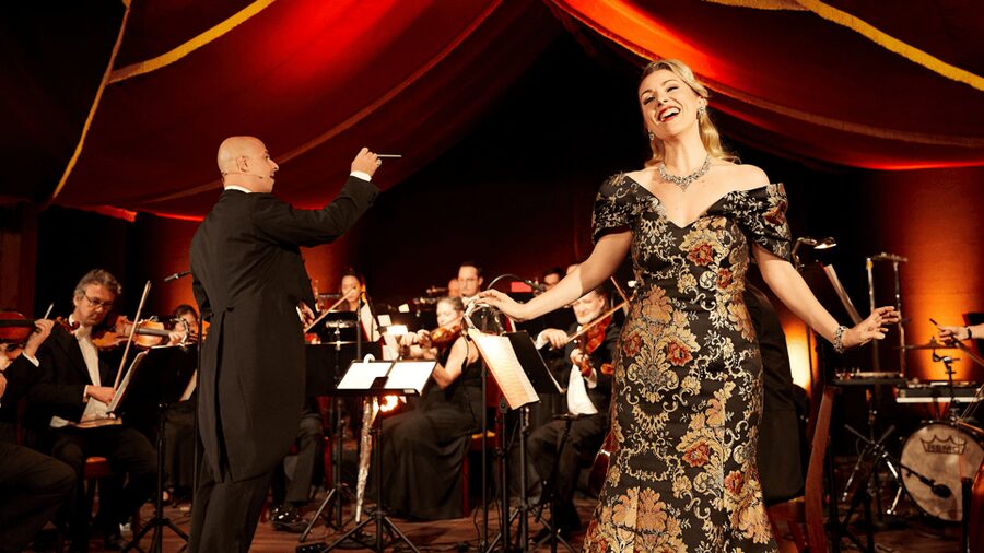 Vienna: Johann Strauss Dinner Show at the Prater - The second act: soprano, ballet, and visual storytelling