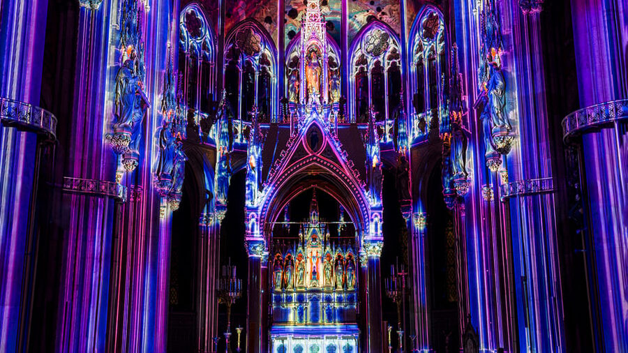 Vienna: Light of Creation Votive Church Immersive Light Show - Booking and arrival advice