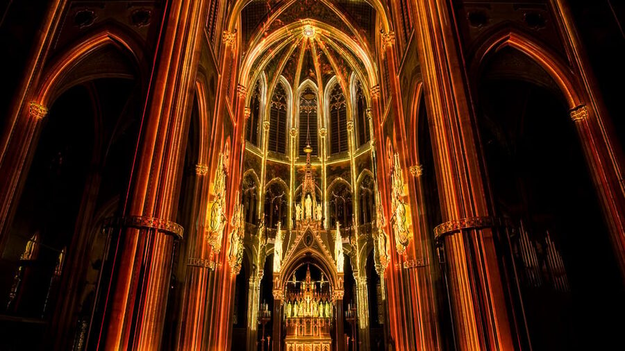 Vienna: Light of Creation Votive Church Immersive Light Show - Six acts from light to living creation