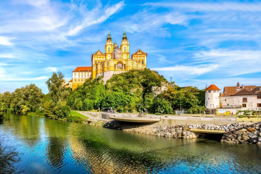 Vienna: Mariazell Basilica and Melk Abbey Private Tour - Melk Abbey, from hilltop exterior to Baroque interior