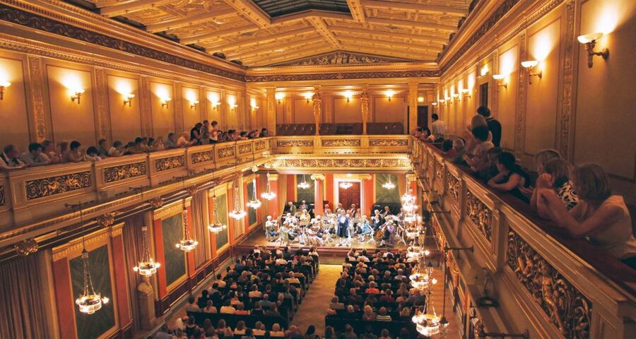 Vienna: Mozart Concert in the Brahms-Saal - The Brahms-Saal setting