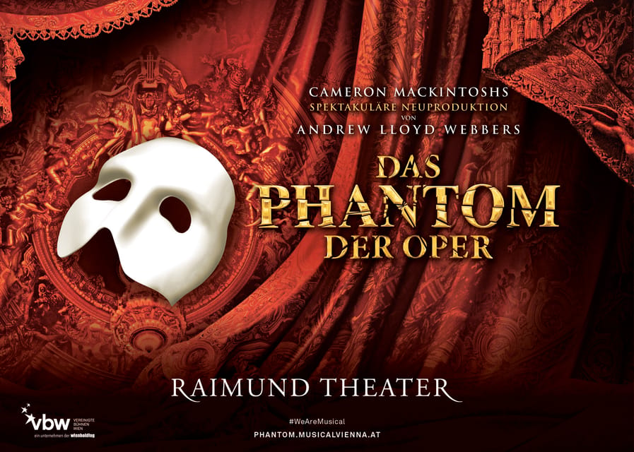 Vienna: Musical Tickets THE PHANTOM OF THE OPERA - Key things to know before booking